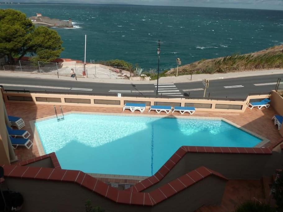 קוליור Location Vue Mer Du Samedi Au Samedi, Clim, Parking, Piscine, Plage מראה חיצוני תמונה